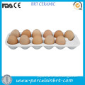 China wholesale home market shop use white Ceramic Egg Crate